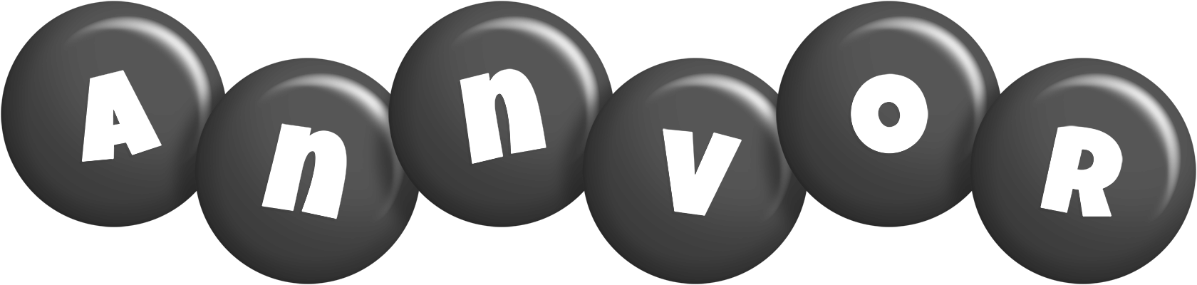 Annvor candy-black logo