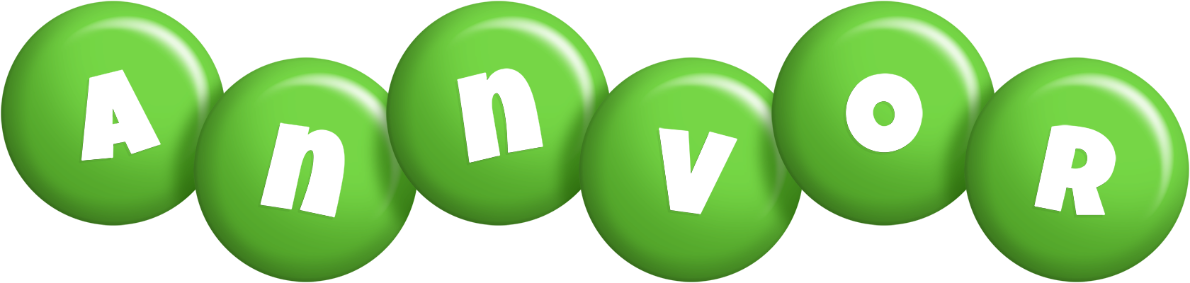 Annvor candy-green logo