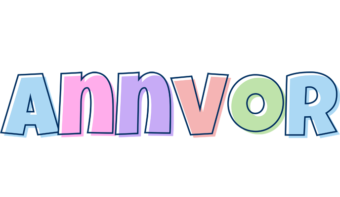 Annvor pastel logo