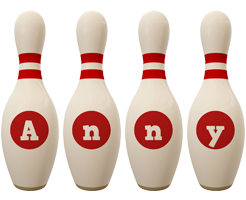 Anny bowling-pin logo
