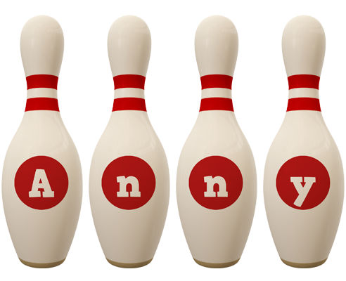 Anny bowling-pin logo