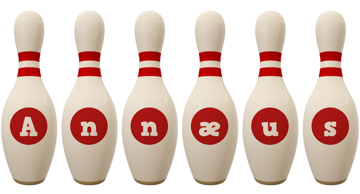 Annæus bowling-pin logo