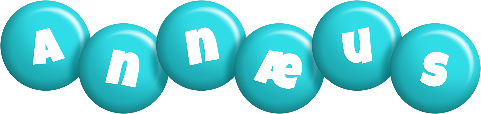 Annæus candy-azur logo