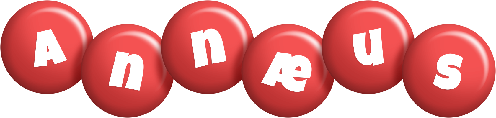 Annæus candy-red logo