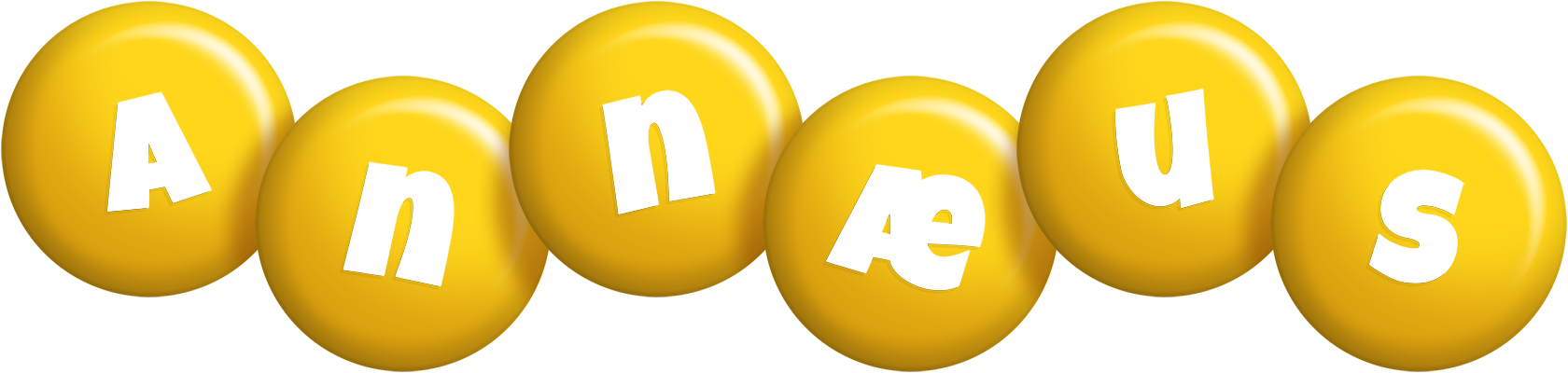 Annæus candy-yellow logo