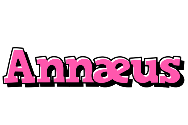Annæus girlish logo