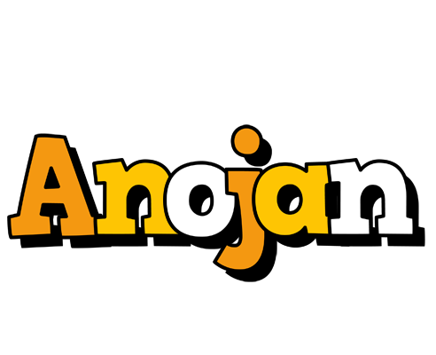 Anojan cartoon logo