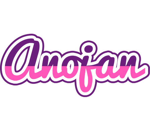 Anojan cheerful logo
