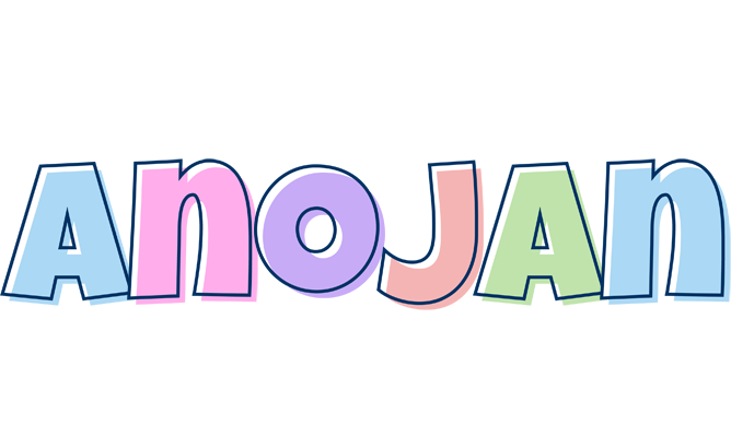 Anojan pastel logo