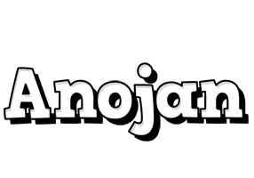 Anojan snowing logo