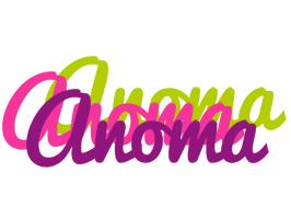 Anoma flowers logo