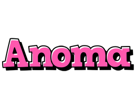 Anoma girlish logo