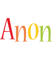 Anon birthday logo