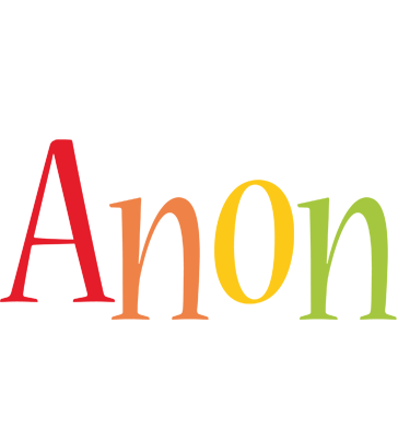Anon birthday logo