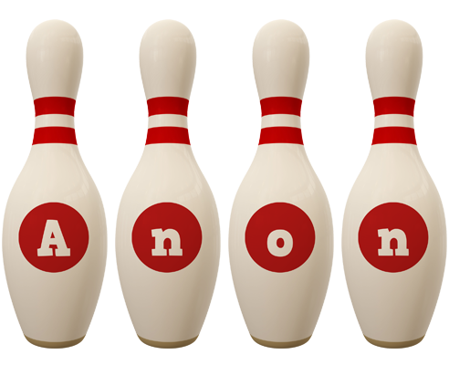 Anon bowling-pin logo