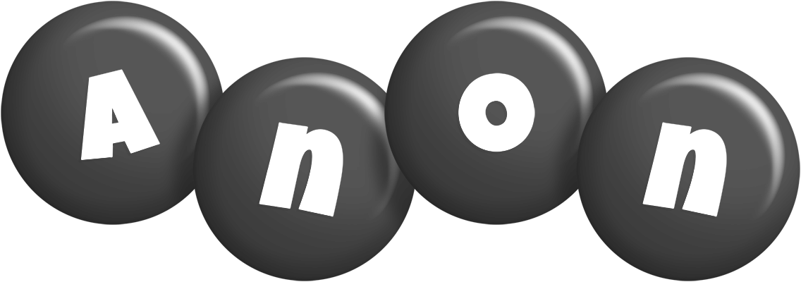 Anon candy-black logo