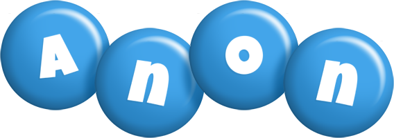 Anon candy-blue logo