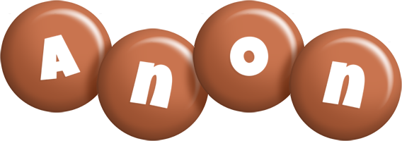 Anon candy-brown logo