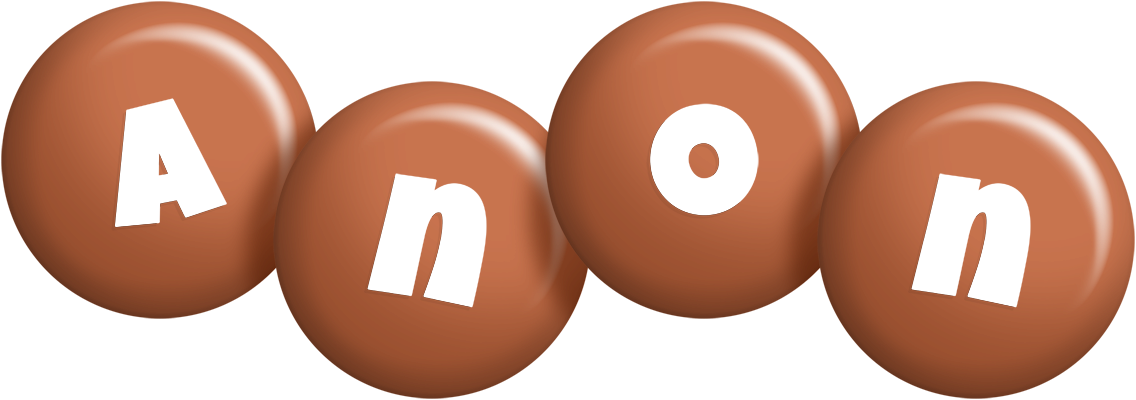 Anon candy-brown logo