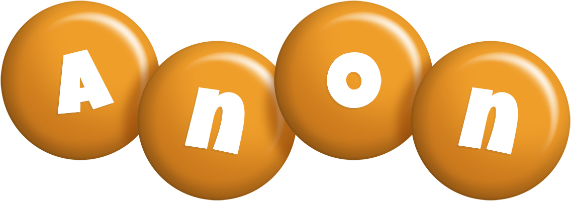 Anon candy-orange logo