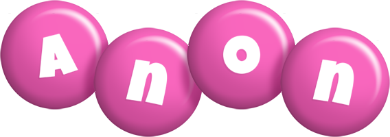 Anon candy-pink logo