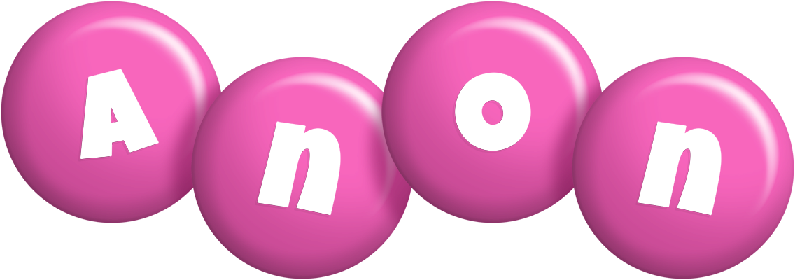 Anon candy-pink logo