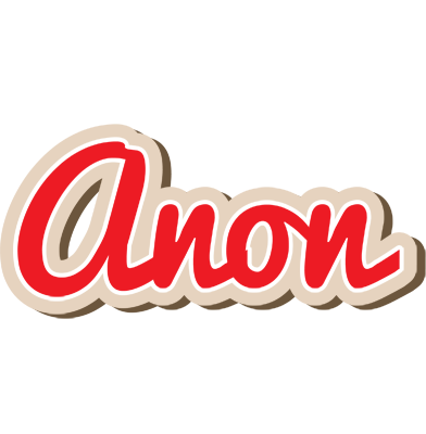 Anon chocolate logo