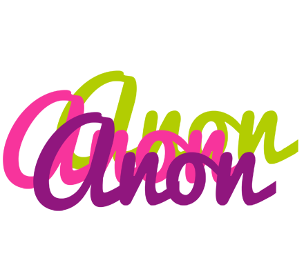 Anon flowers logo