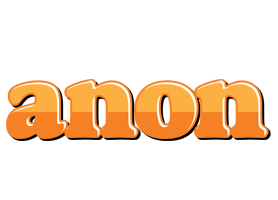 Anon orange logo