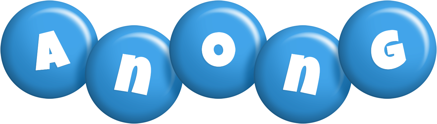 Anong candy-blue logo