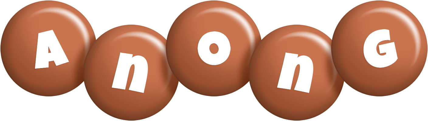 Anong candy-brown logo
