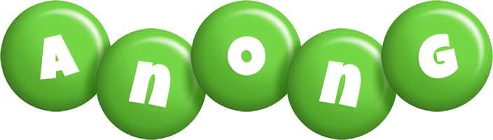 Anong candy-green logo