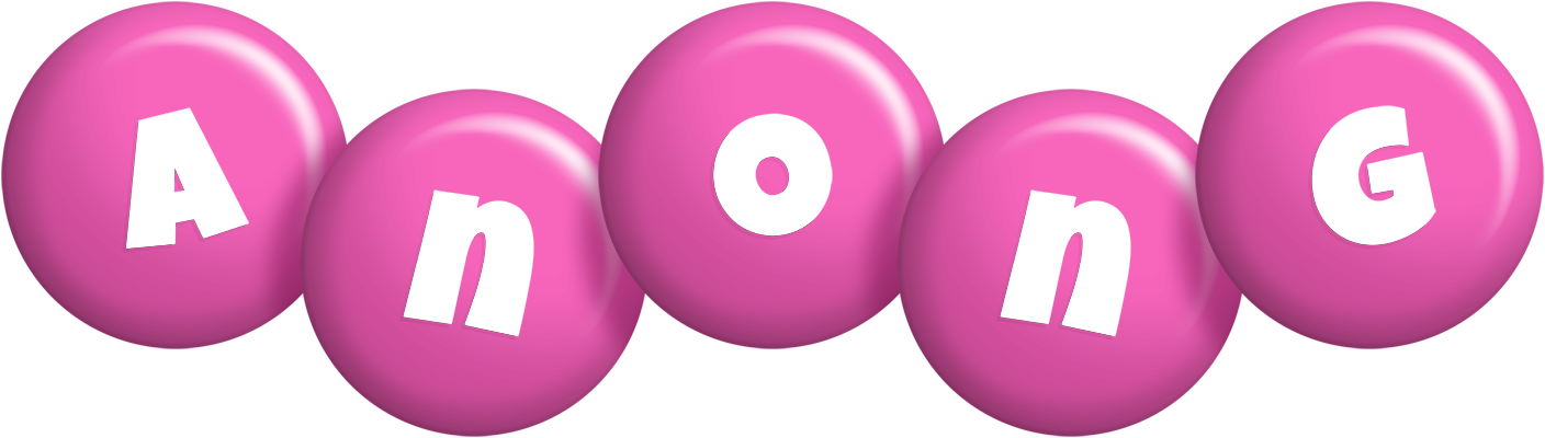 Anong candy-pink logo