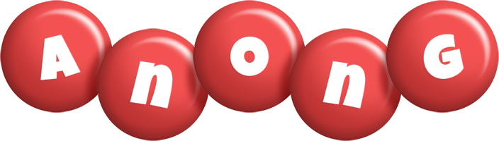 Anong candy-red logo