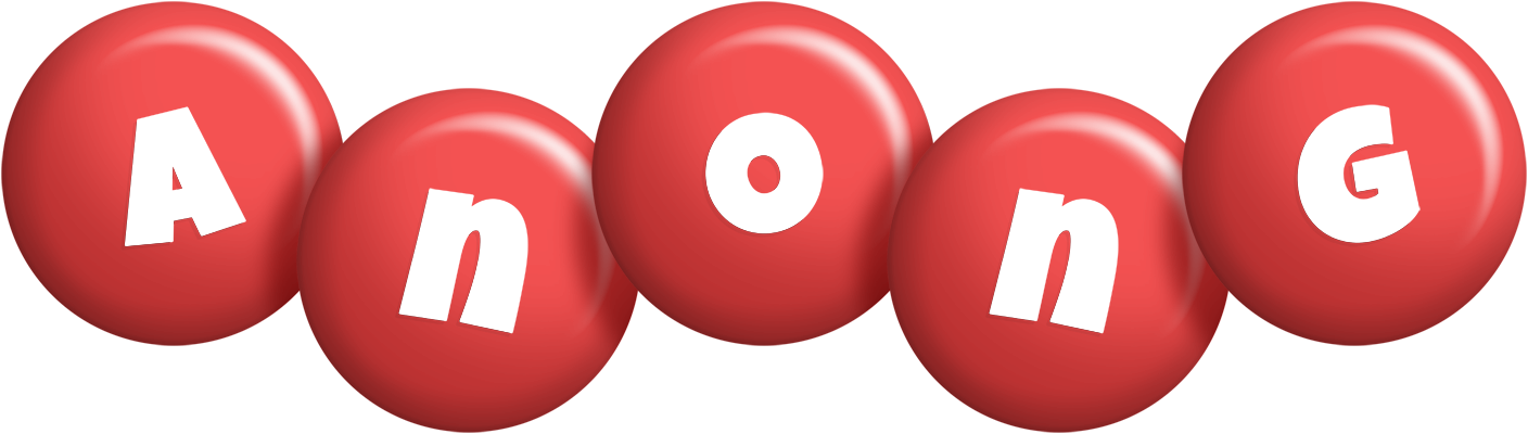 Anong candy-red logo