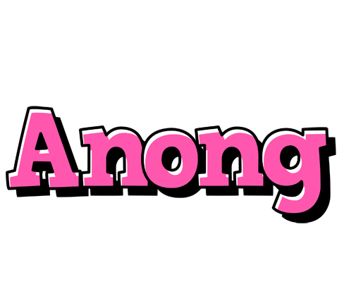 Anong girlish logo