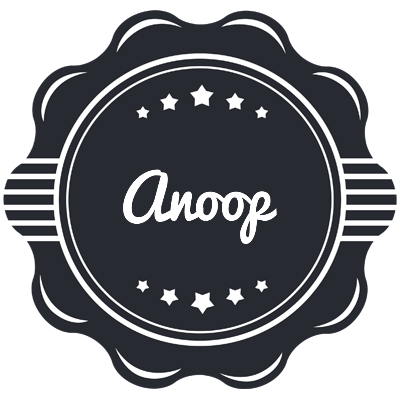 Anoop badge logo