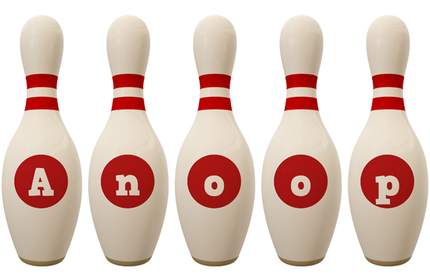 Anoop bowling-pin logo