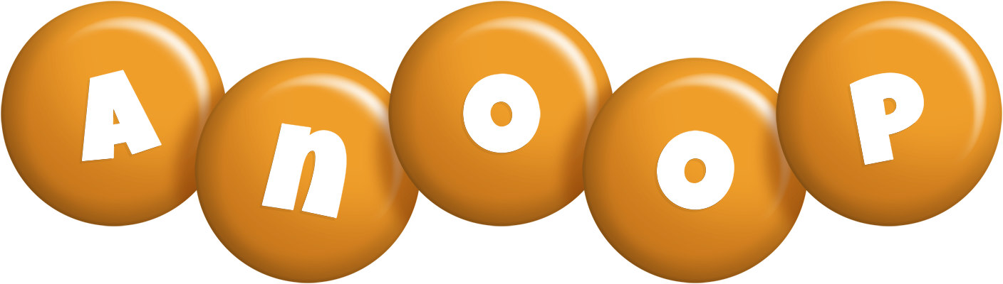 Anoop candy-orange logo