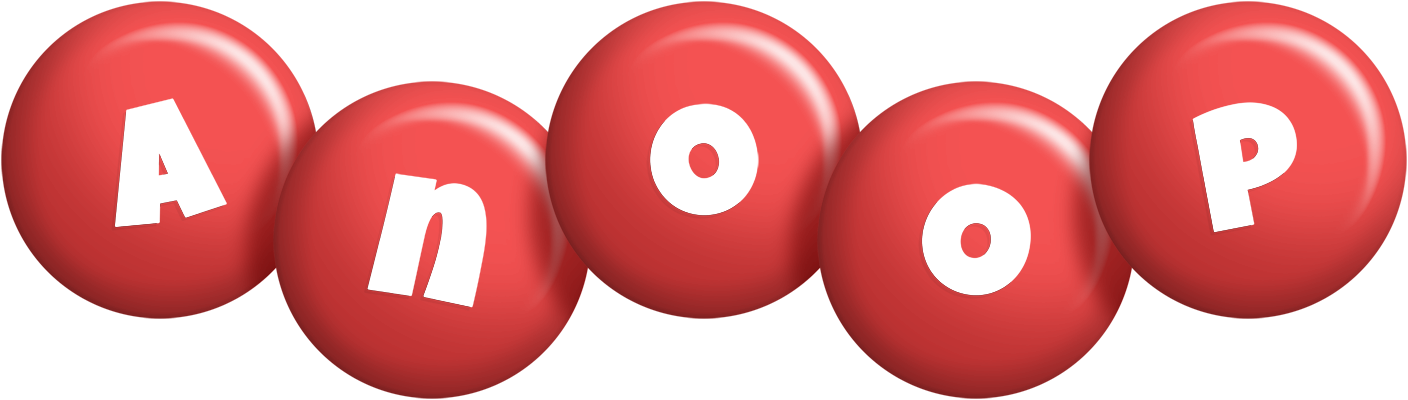 Anoop candy-red logo