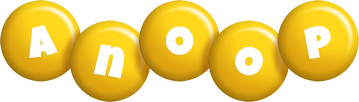 Anoop candy-yellow logo