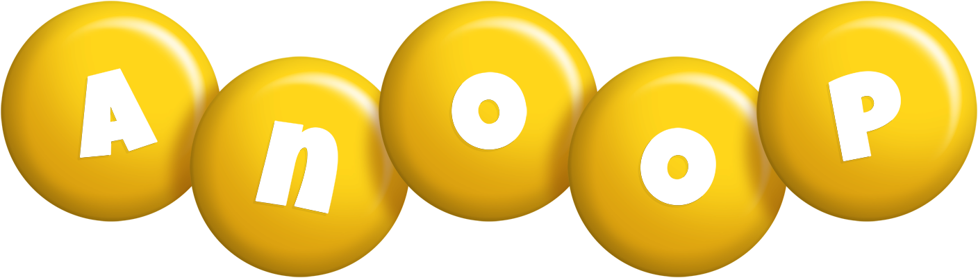 Anoop candy-yellow logo