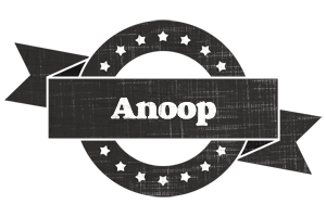 Anoop grunge logo