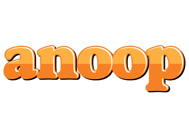 Anoop orange logo