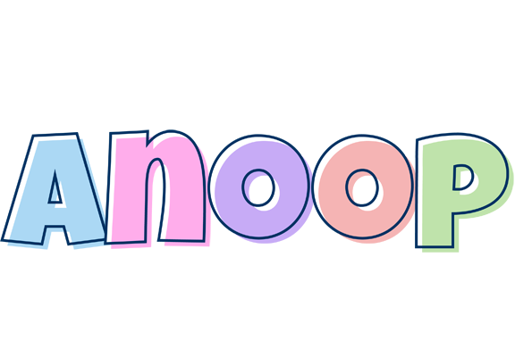 Anoop pastel logo