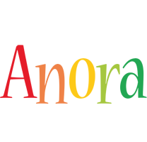 Anora birthday logo