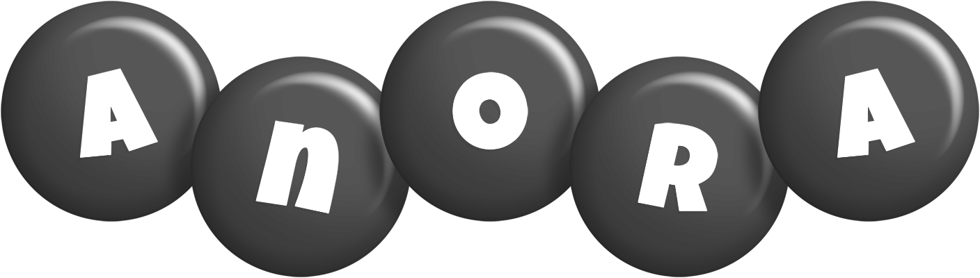 Anora candy-black logo