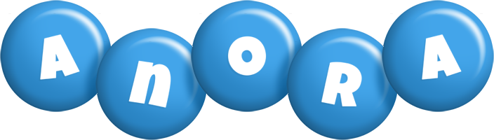 Anora candy-blue logo