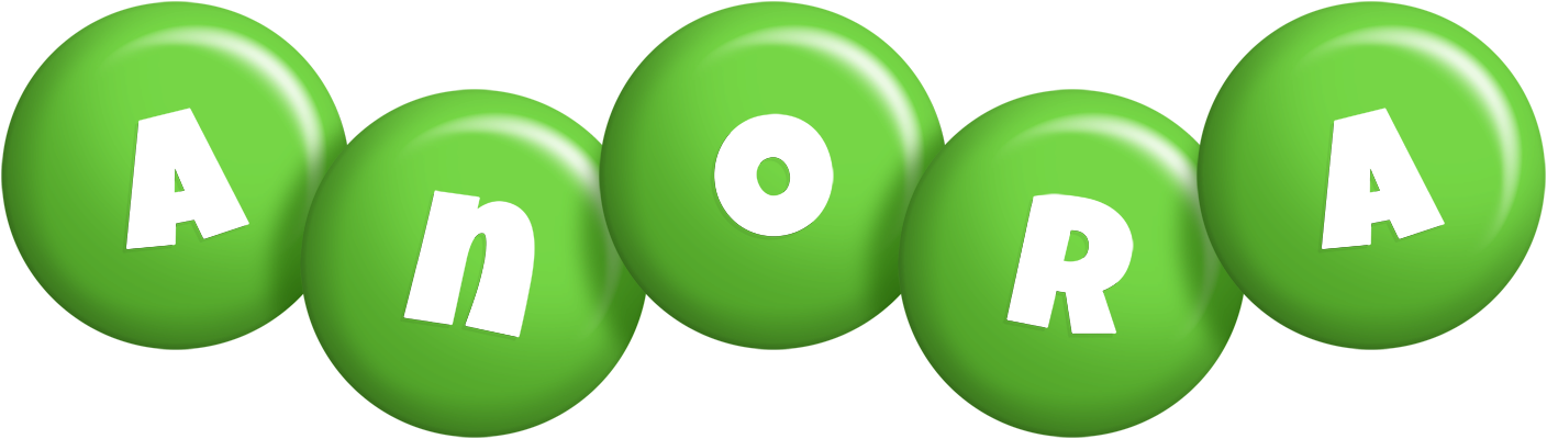 Anora candy-green logo