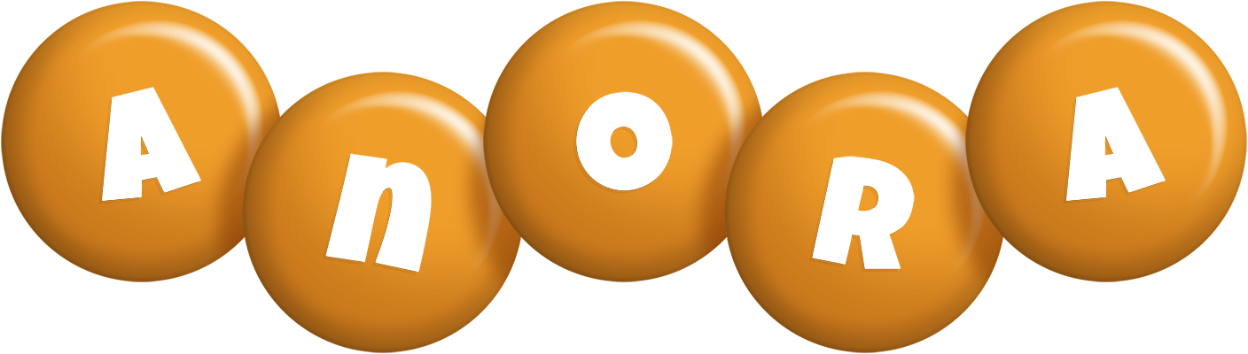 Anora candy-orange logo
